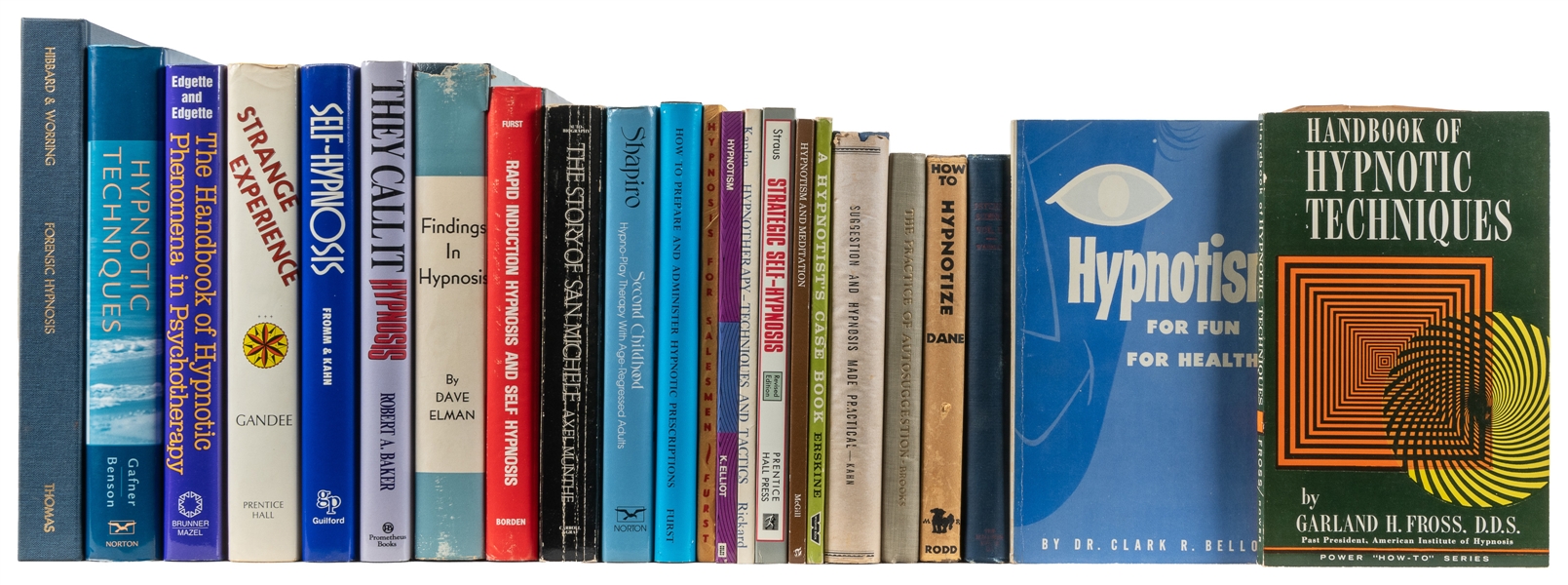  [HYPNOTISM]. Group of Over 100 Books and Booklets on Hypnot...