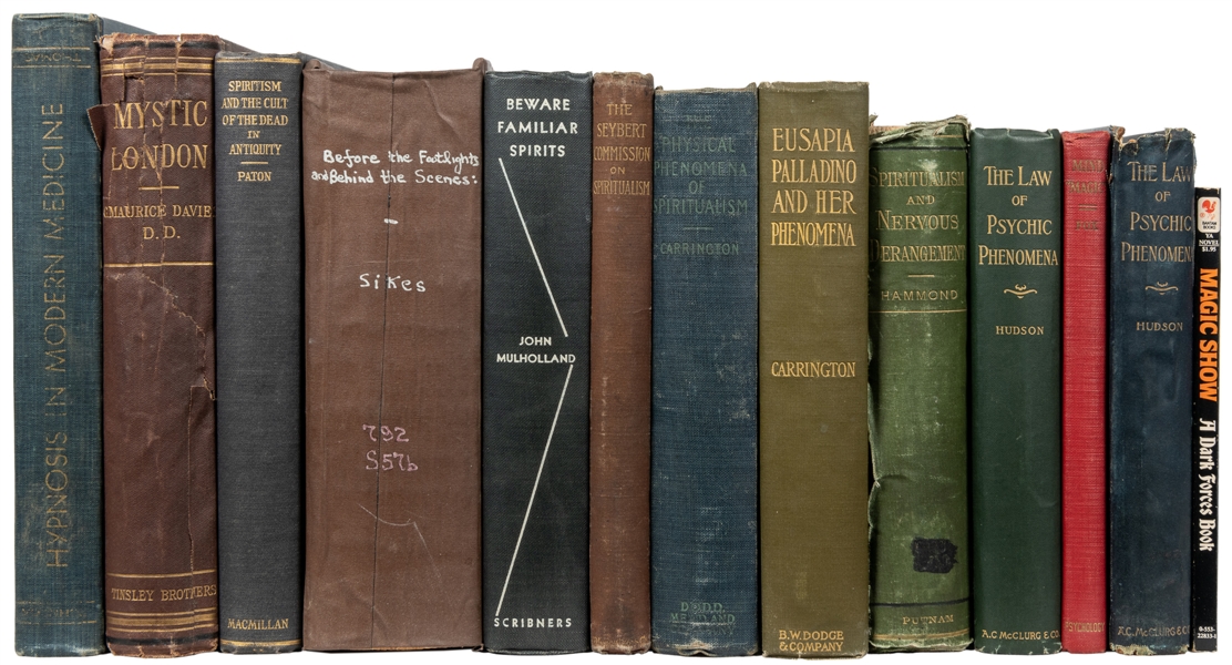  [SPIRITUALISM]. A group of 12 titles. Titles include: The L...