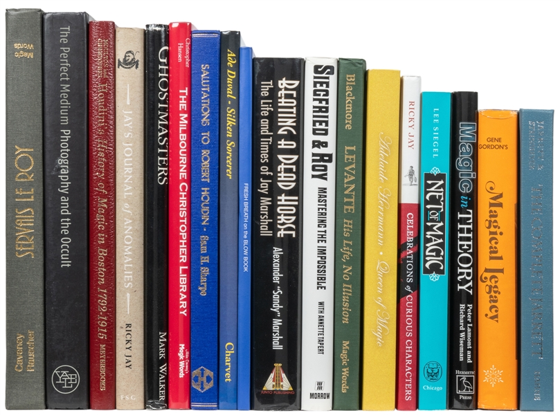  [MAGIC - HISTORY]. Collection of books on magic history and...