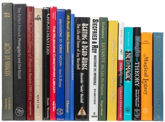  [MAGIC - HISTORY]. Collection of books on magic history and...