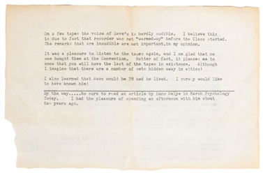  ELMAN, Dave (1900 - 1967). A Visit to Dave Elman Classrooms...