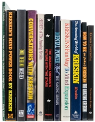  Kreskin Book Archive. V.p. 20th -21st century. Sixteen titl...