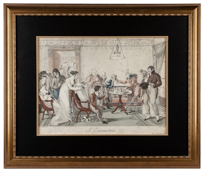  BOSIO, Jean François (after). LEscamoteur. Paris: Louis Ch...