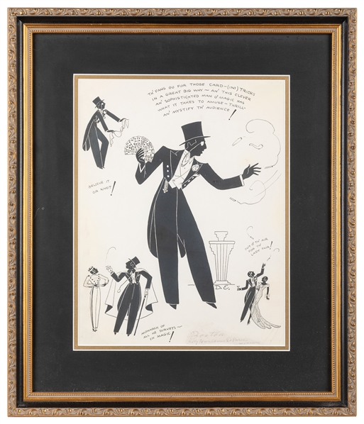  CARDINI (Richard Pitchford, 1895–1973). Cardini “Cartoon" L...