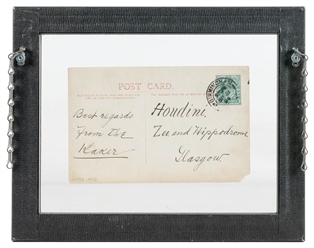  [HOUDINI] DEBIERRE, Arnold. RPPC of DeBierre Sent to Houdin...