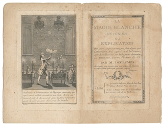  DECREMPS, Henri. Le Magie Blanche Devoilée. Proof Sheet. Pa...