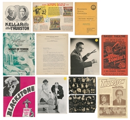  [EPHEMERA – MAGICIANS] Large Collection of Vintage Magician...