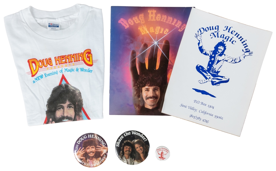  HENNING, Doug (1947–2000). Doug Henning Memorabilia Groupin...