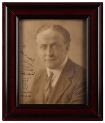  HOUDINI (Erik Weisz, 1874–1926). Inscribed and Signed Houdi...