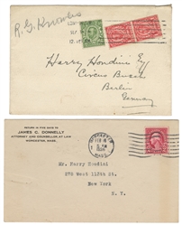  HOUDINI, Harry (Erik Weisz, 1874 – 1926). Houdini “Master M...