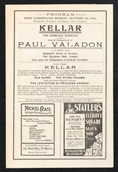  KELLAR, Harry (1849-1922). Signed Photograph and Kellar/Val...