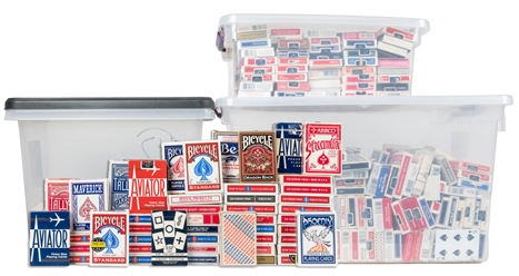[PLAYING CARDS – MAGIC] The Amazing Kreskin's Playing Card Collection.