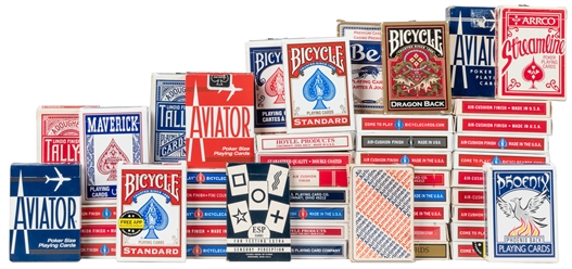 [PLAYING CARDS – MAGIC] The Amazing Kreskin's Playing Card Collection.