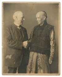  KELLAR, Harry and Ching Ling Foo. Portrait of Kellar and Ch...
