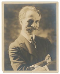  LEROY, Servais (1865 – 1953). Signed Portrait of LeRoy. New...