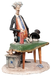  MORETTO, Toni (Italian, 1929–2011). Magician, Table, and Ra...