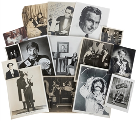  [PHOTOGRAPHS – MAGICIANS] Collection of Vintage Photographs...
