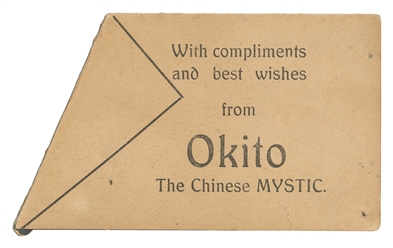  OKITO (Tobias Bamberg, 1875-1963). The Perpetual Query. Is ...