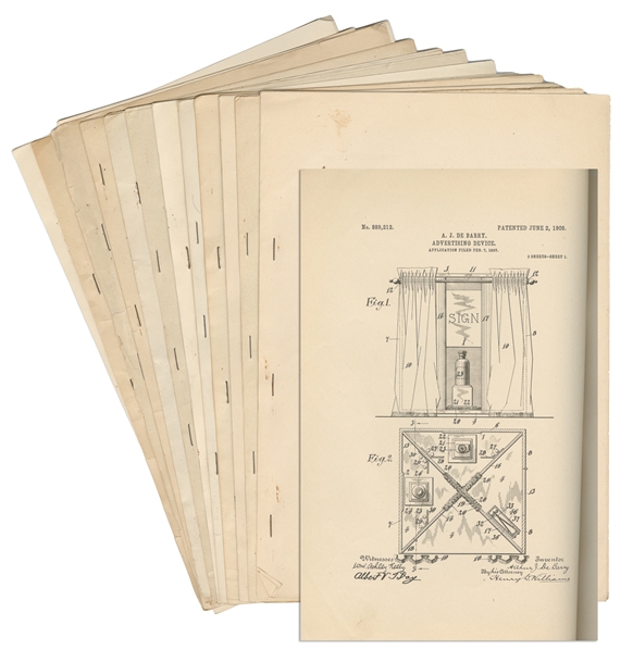  [PATENTS – OPTICAL ILLUSIONS] Thirteen Advertising Novelty/...