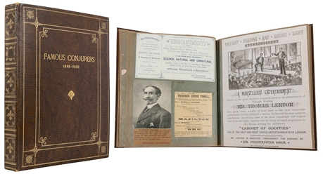  [SCRAPBOOK – MAGIC] “Famous Conjurers 1840 – 1920" Magic Ep...