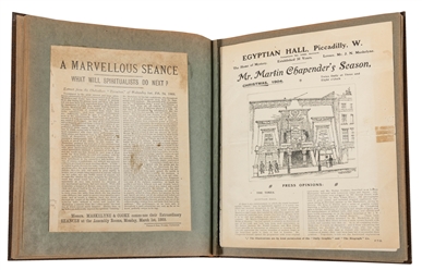  [SCRAPBOOK – MAGIC] “Famous Conjurers 1840 – 1920 Magic Ep...