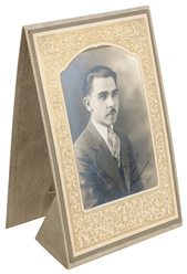  ROCK, Will (1908-95). Early Signed Portrait of Magician Wil...