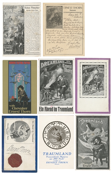  THORN, Ernst (1853 – 1928). Group of Thorn Postcards. Germa...