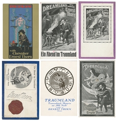  THORN, Ernst (1853 – 1928). Group of Thorn Postcards. Germa...