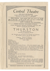  THURSTON, Howard (1869–1936). Group of Thurston Theater Pro...