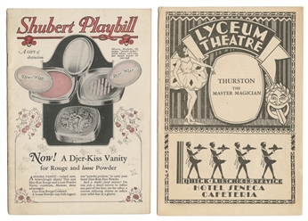  THURSTON, Howard (1869–1936). Group of Thurston Theater Pro...