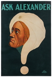  ALEXANDER (Claude Conlin, 1880–1954). Ask Alexander. Circa ...