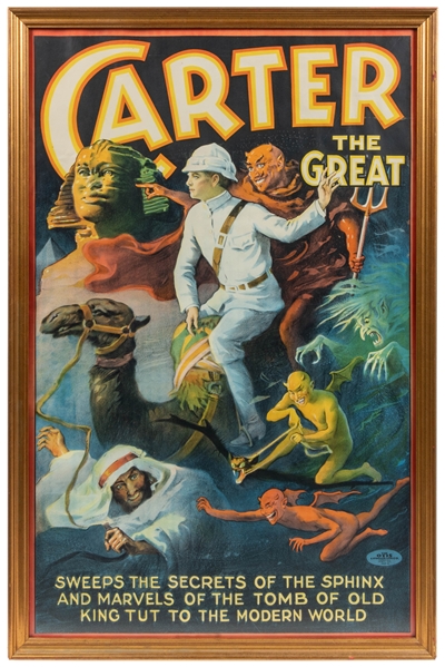  CARTER, Charles (1874–1936). Carter the Great. “Carter on t...