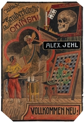  JEHL, Alex. Zauberkünste…Von Okinski. Circa 1920. Gouache a...