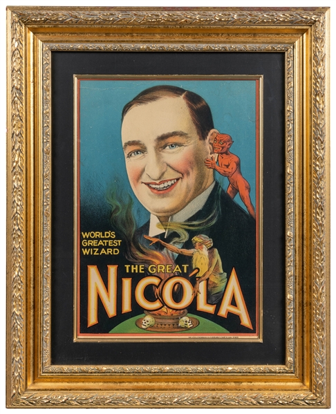  NICOLA (Will Nicol, 1880–1946). Worlds Greatest Wizard. Th...