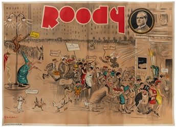  ROODY (Alfondo Parodi, 1895 - ?). Roody “Street Scene Post...