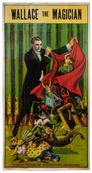 [STOCK POSTER] LEE, Wallace. Wallace the Magician. Circa 19...
