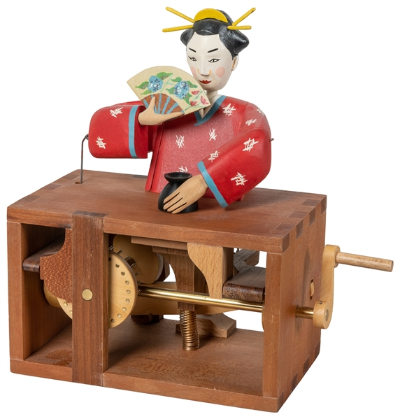  Geisha Girl Automaton. Paris: Pierre Mayer, ca. 2002. Handm...