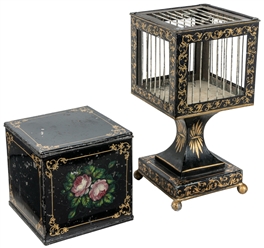  Flyto Bird Cage. London: J. Bland (attr.), ca. 1890. A meta...