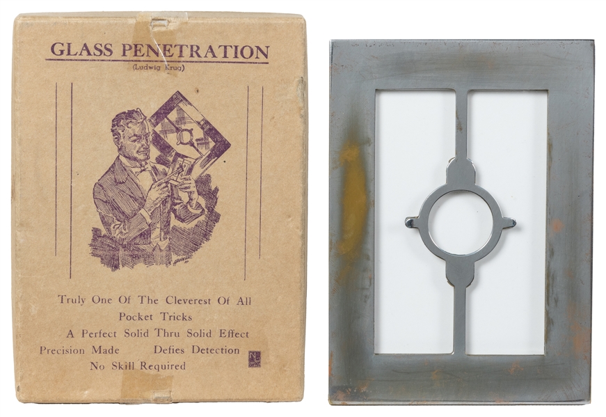  Glass Penetration. New York: Nat Louis, 1930s. A pencil pie...