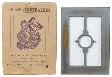  Glass Penetration. New York: Nat Louis, 1930s. A pencil pie...