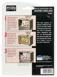  Mystery China Box. Japan: Tenyo, 2000s. T-201. Three balls ...