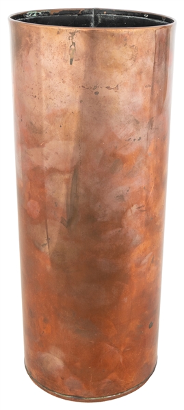  Silk and Water Tube. European, ca. 1900. Copper tube into w...