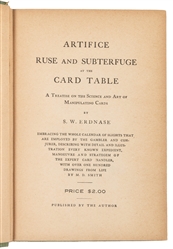  ERDNASE, S. W. The Expert at the Card Table. Chicago: Autho...