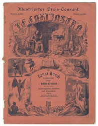  Ernst Basch. Illustrierter Preis-Courant. Le Cagliostro. Ca...