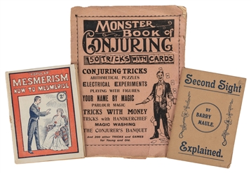  [MAGIC – PULPS] Three Pulp/Softbound Works on Magic and Min...