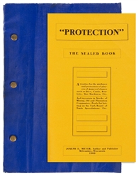  MEYER, Joseph E. (1878-1950). Protection. The Sealed Book. ...