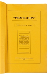  MEYER, Joseph E. (1878-1950). Protection. The Sealed Book. ...