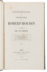  ROBERT-HOUDIN, Jean Eugène (1805 – 71). Confidences d'un Pr...