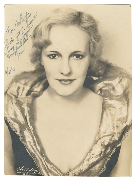  THURSTON, Jane (1909-94). Inscribed and Signed Photograph o...