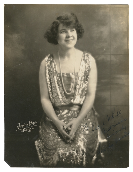  THURSTON, Leotha. Inscribed and Signed Portrait of Leotha T...
